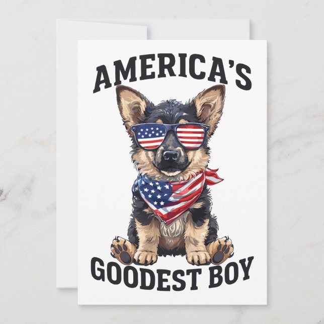 America’s Goodest Shepherd Inbjudningar (Framsida)