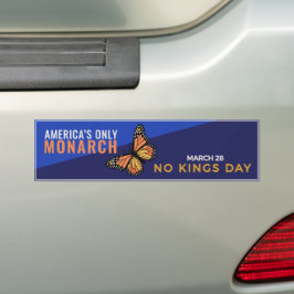 America’s Only Monarch | No Kings Day March 28 Bildekal