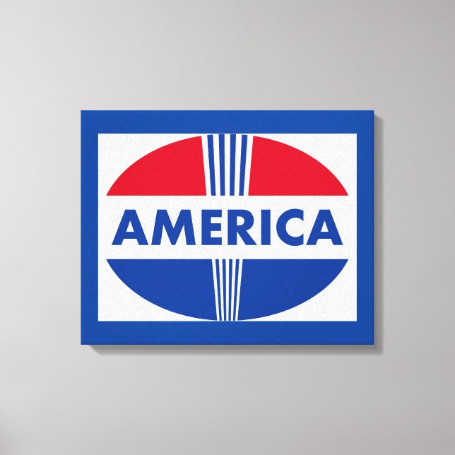AMERICA SIGN CANVASTRYCK (Framsida)