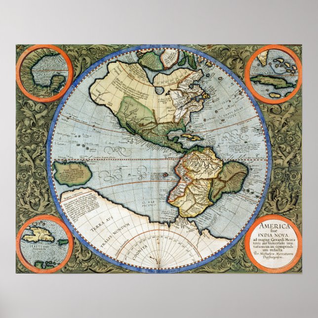 America Sive India Nova Poster (Framsidan)