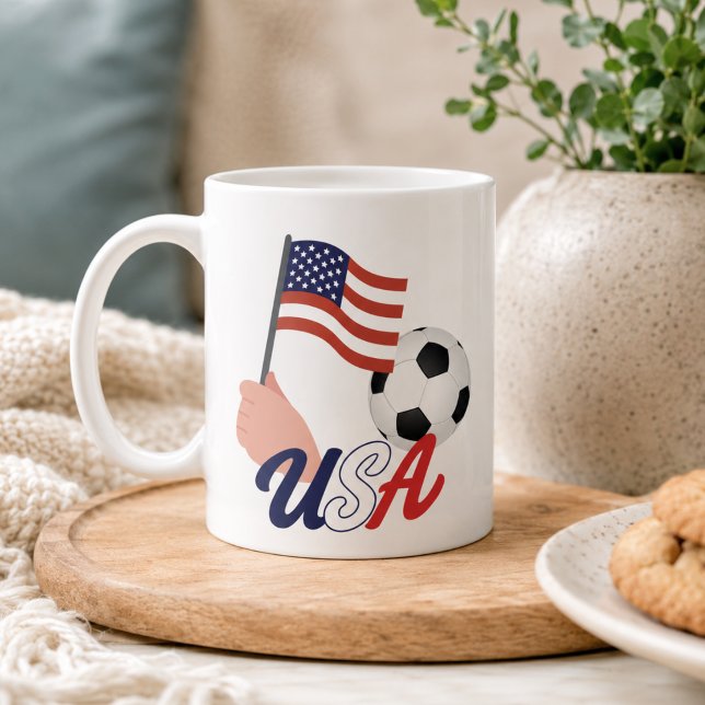 America Soccer Pride  Kaffemugg (Skapare uppladdad)