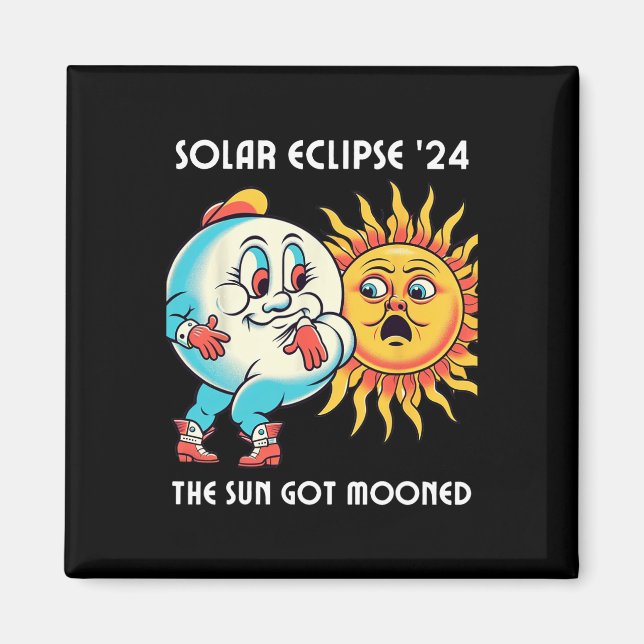 America Solar Eclipse 2024 4.08.24 Sol Har Moo Magnet (Framsidan)