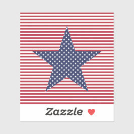 America Stars Sticker Klistermärken