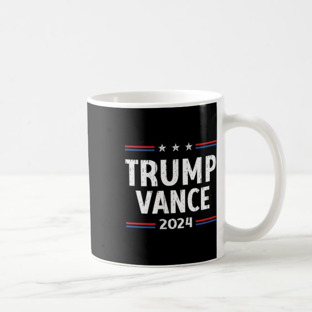 America Take America Back Trump Vance 2024 Vice Kaffemugg (Höger)