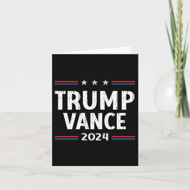 America Take America Back Trump Vance 2024 Vice Kort (Framsida)