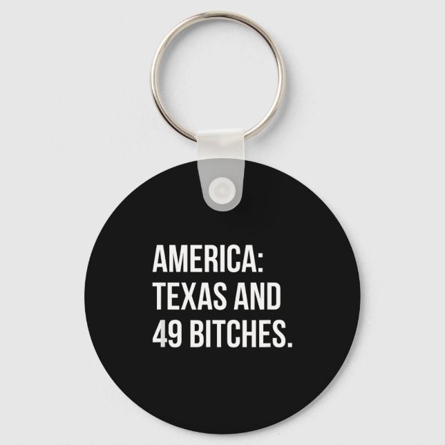 America Texas And 49 Es  Nyckelring (Framsida)