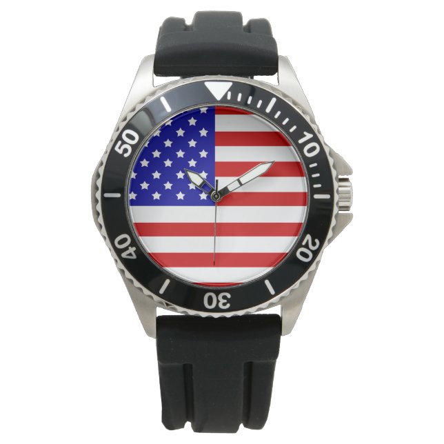 america, the land of proud americans armbandsur (Framsida)