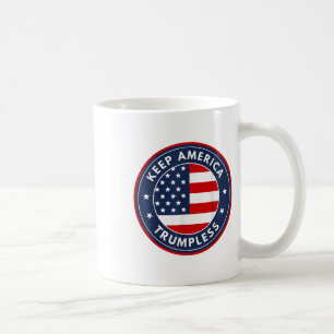 America Trumpless FUNNY Anti Trump 2024 Pro Democr Kaffemugg