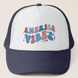 America Vibes 4 juli självständighetsdag Keps