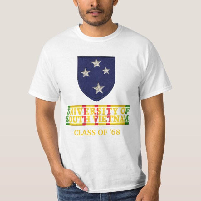 Americal Div universiteten av den södra Vietnam T-shirt (Framsida)