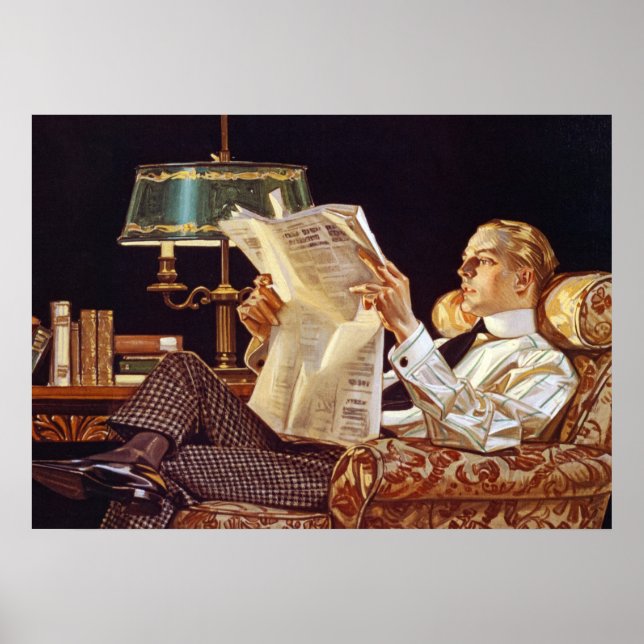 American Advertisement, Arrow shirt Collars, 1914 Poster (Framsidan)