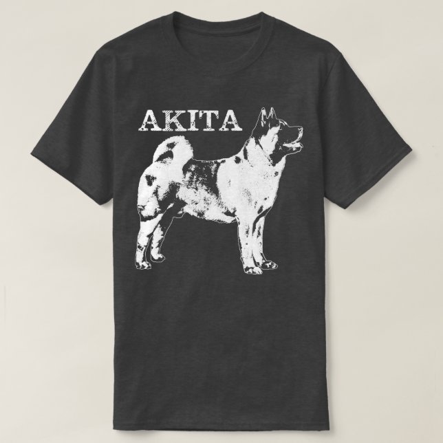 American Akita 2 T Shirt (Design framsida)