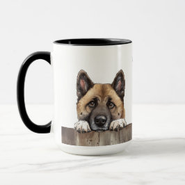 American Akita Hund Mugg