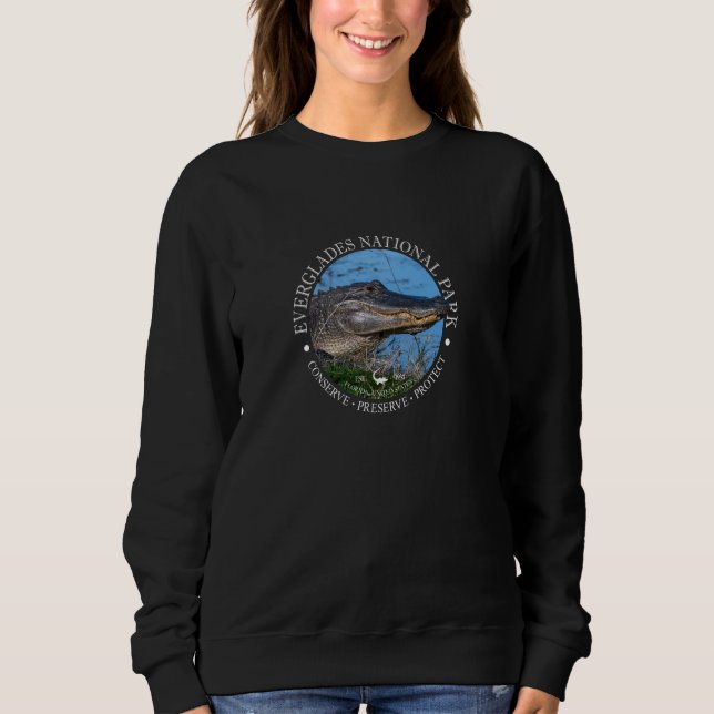 American Alligator Everglades nationalpark Conser T Shirt (Framsida)
