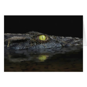 American Alligator Hälsningskort