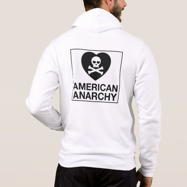 American Anarchy Officiell T-Shirt Hoodie (Baksida)
