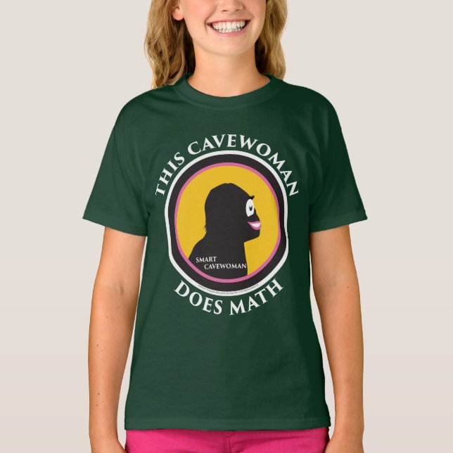 American Apparel T-Shirt: Math Smart Cavewomen Tröja (Framsida)