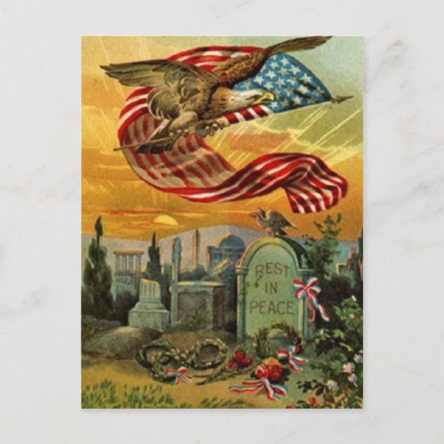 American Art Vintage Vykort (Framsida)