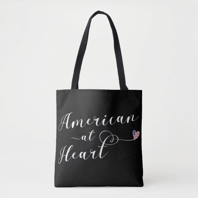American At Heart Matkasse, USA Tygkasse (Framsida)