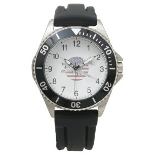 American B-29 Superfort WW2 Heavy Bomber Armbandsur