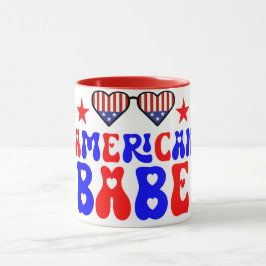 American Babe 4 juli Mugg