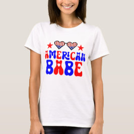 American Babe 4 juli T Shirt
