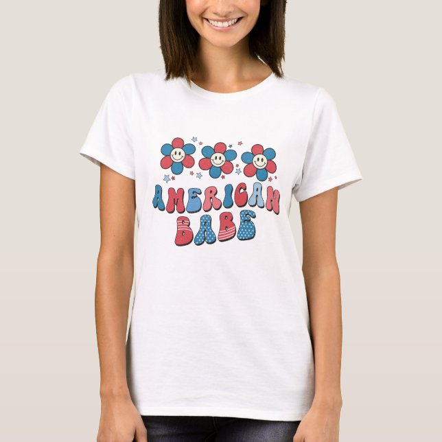 American Babe T Shirt (Framsida)