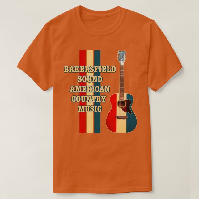 American Bakersfield Ljud T Shirt (Design framsida)