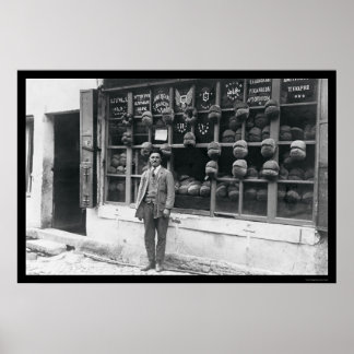 American Bakery i Istanbul, Turkiet 1922 Poster