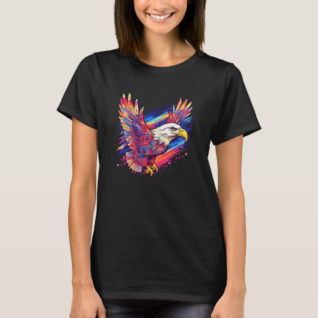 American Bald Eagle Men Women Kids_1 T Shirt (Framsida)