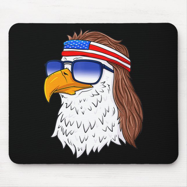 American Bald Eagle Mullet 4th Of July Funny Usa  Musmatta (Framsidan)