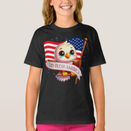American Bald Eagle Stars & Stripes flag 🦅🇺🇸 T Shirt