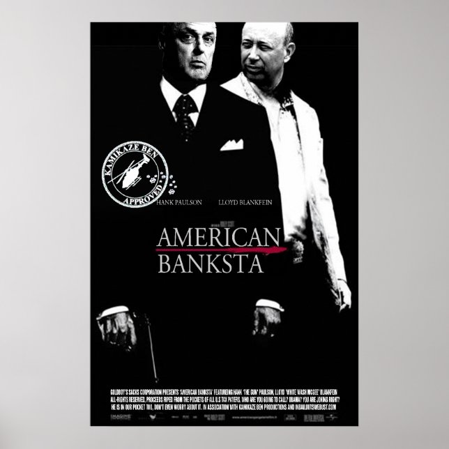 AMERICAN BANKSTA POSTER (Framsidan)