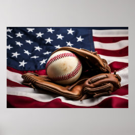 American Baseball Poster