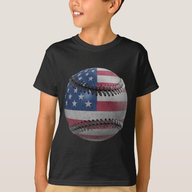 American Baseball Tee Shirt (Framsida)