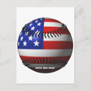 American Baseball Vykort