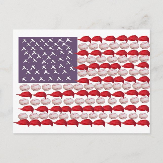 American Baseball Vykort (Framsida)