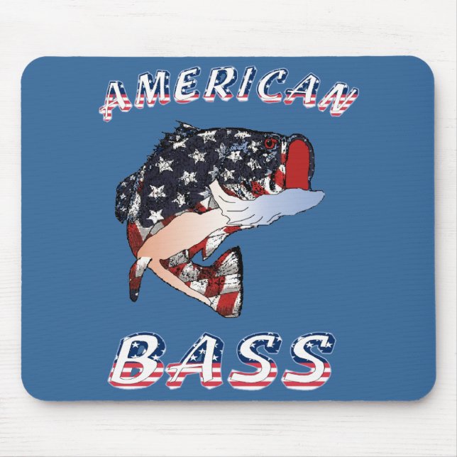 American Bass Mousepad Musmatta (Framsidan)