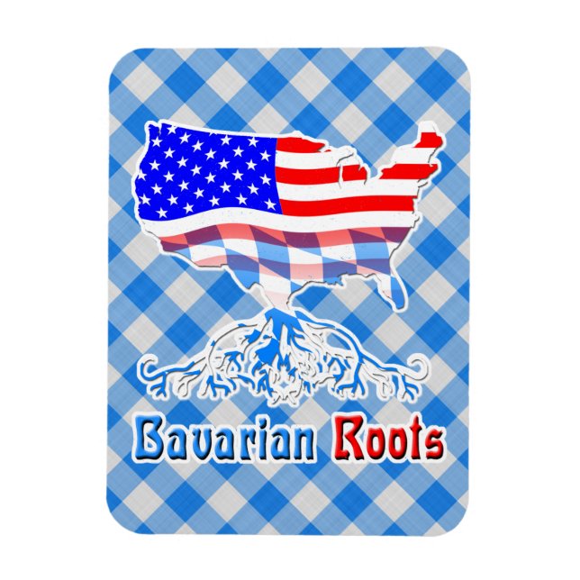 American Bavarian Roots Flexi Magnet (Vertikal)