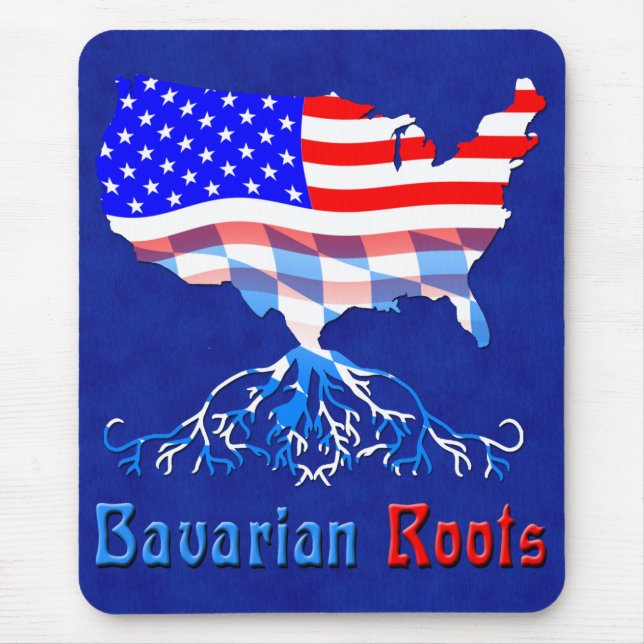 American Bavarian Roots Mousemat Musmatta (Framsidan)