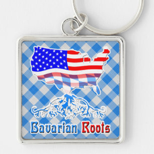 American Bavarian Roots Nyckelring