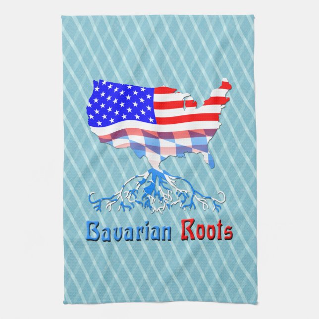 American Bavarian Roots Tea Towels Kökshandduk (Vertikal)