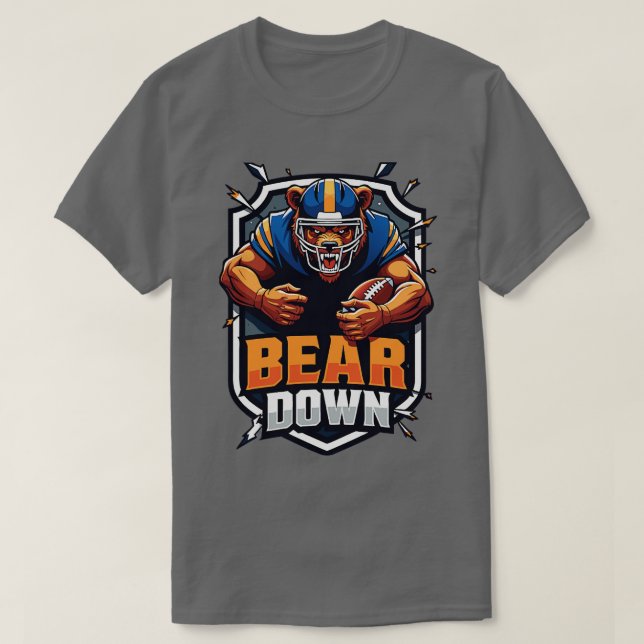 American Bear Down T Shirt (Design framsida)