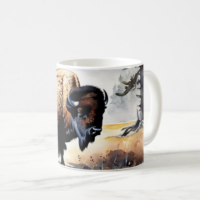 American Bison 2 Kaffemugg (Framsida höger)