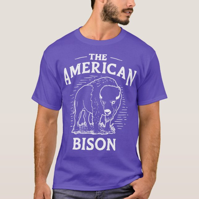 American Bison 2 T Shirt (Framsida)
