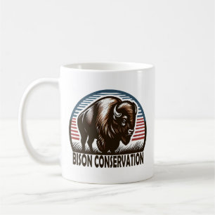 American Bison Conservation World Wildlife Day Kaffemugg