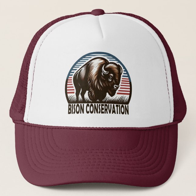 American Bison Conservation World Wildlife Day Keps (Framsida)