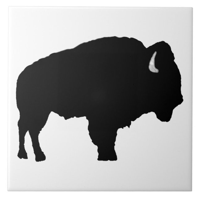 American Bison Kakelplatta (Framsidan)
