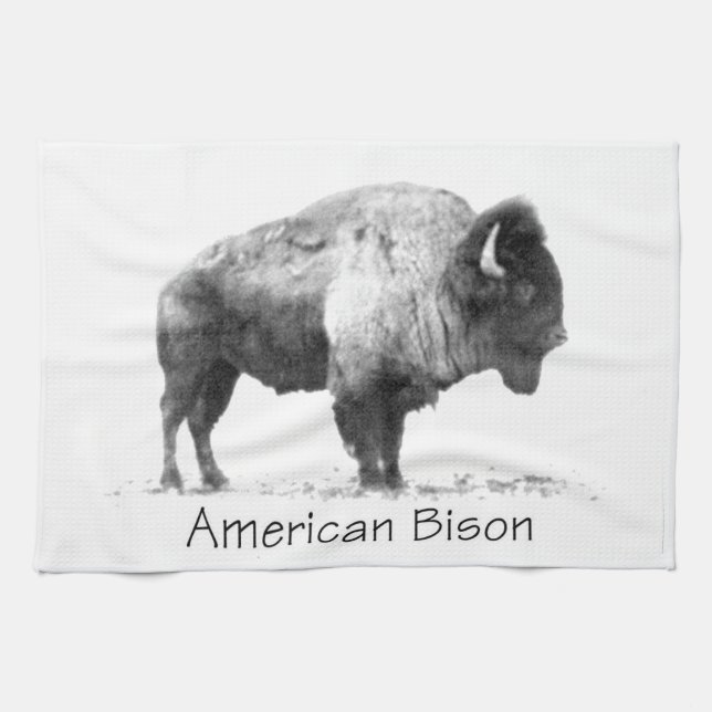 American Bison Kökshandduk (Horisontell)