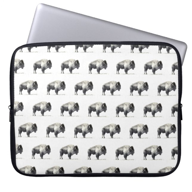 American Bison Laptop Sleeve (Framsidan)